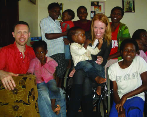 Vahen and Vaughan in Uganda